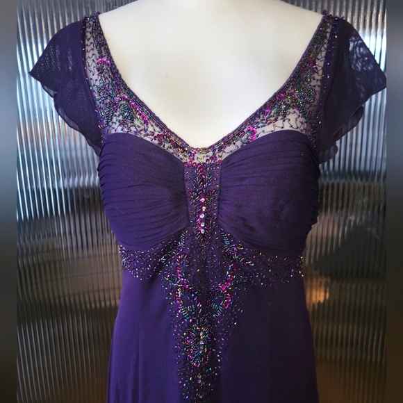 Bellissima Beaded Evening Gown - Picture 2 of 10